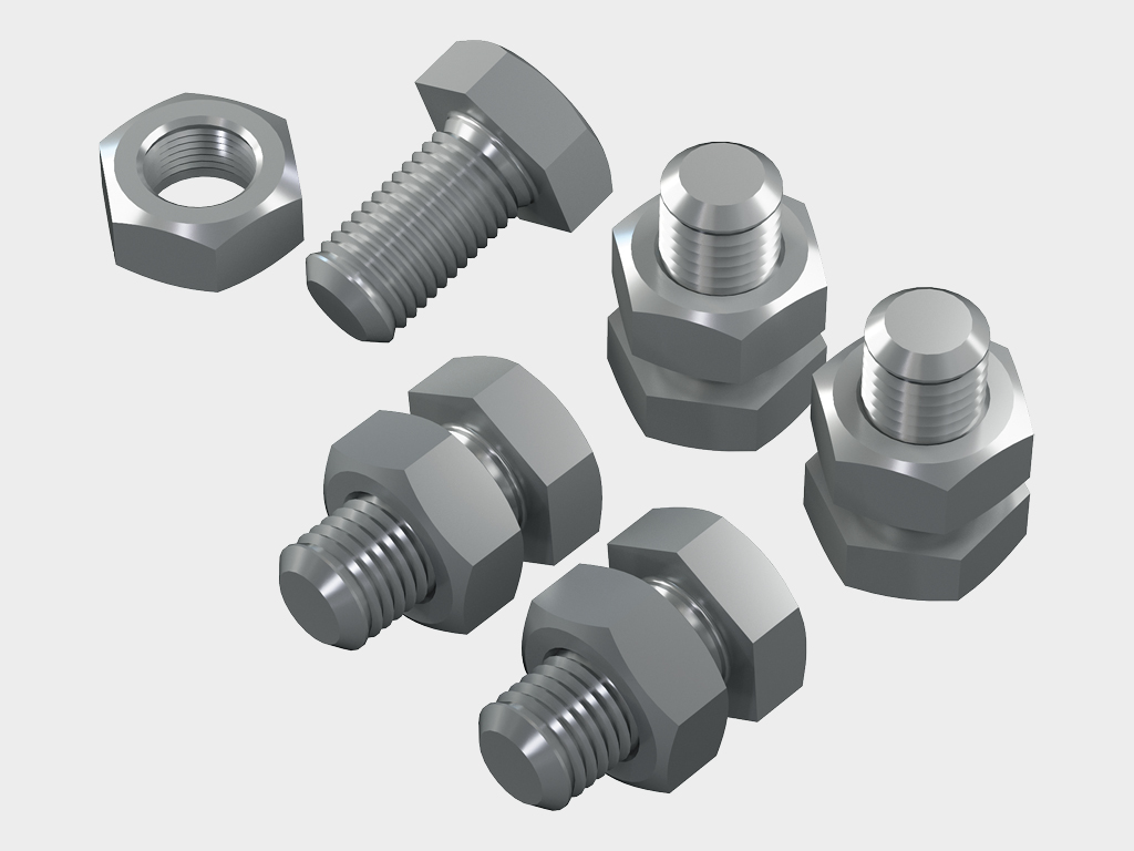 Болты соединений элементов несущего каркаса.